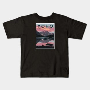 Yoho National Park Emerald Lake Kids T-Shirt